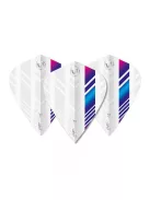 Dart toll Winmau Prism Delta Kite, kék-fehér-lila