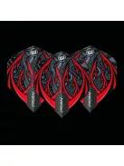 Dart toll Winmau Prism Alpha Grey & Red Flight