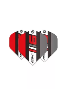 DART TOLL WINMAU PRISM DELTA BLADE 6 LOGÓ, PIROS-SZÜRKE