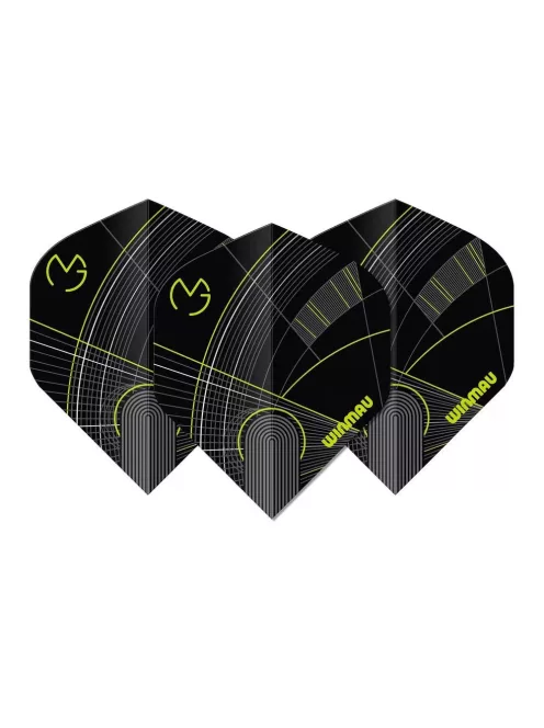 Darts toll Winmau Prism Delta MvG fekete-zöld 800