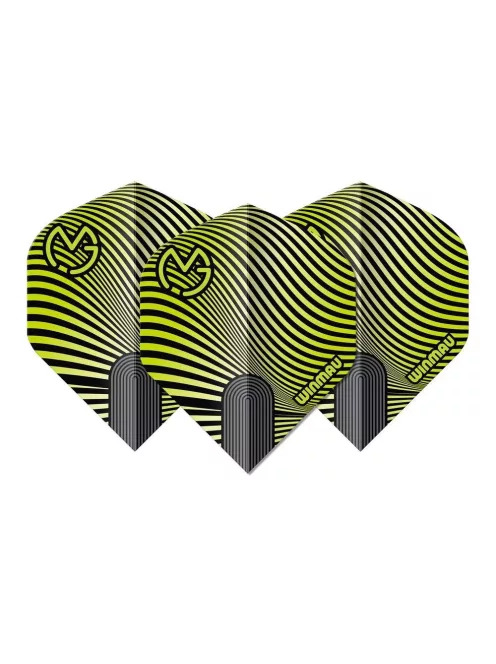 Darts toll Winmau Prism Delta MvG fekete-zöld 817