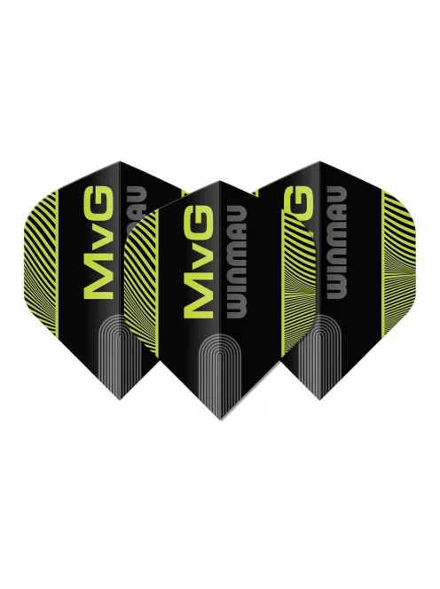 Darts toll Winmau Prism Delta MvG fekete-zöld 818