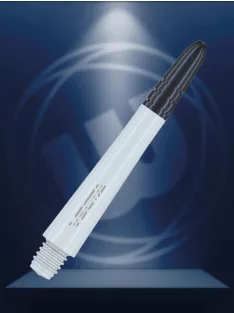 DART SHAFT WINMAU VECTA PLASTIC, METAL TOP WHITE, SHORT