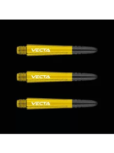   DART SHAFT WINMAU VECTA PLASTIC, METAL TOP WITH LEMON YELLOW TOP, SHORT