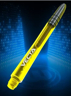   DART SHAFT WINMAU VECTA PLASTIC, METAL TOP WITH LEMON YELLOW TOP, SHORT