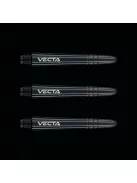 Dart shaft Winmau Vecta plastic, metal top black, long