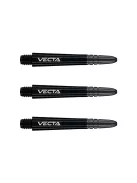 Dart shaft Winmau Vecta plastic, metal top black, long