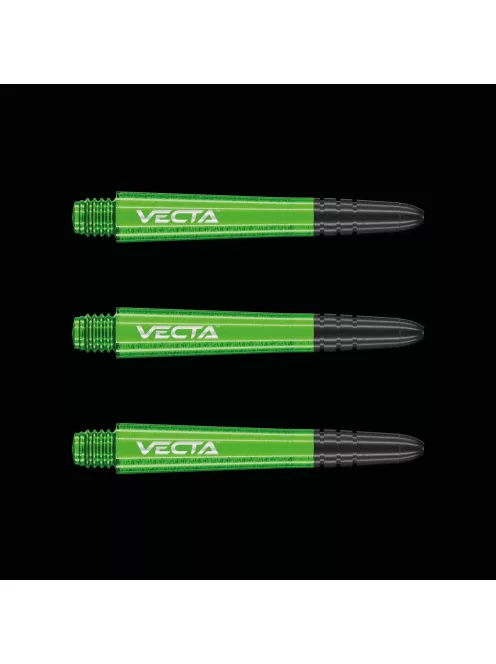 Dart shaft Winmau Vecta plastic, metal top green, long