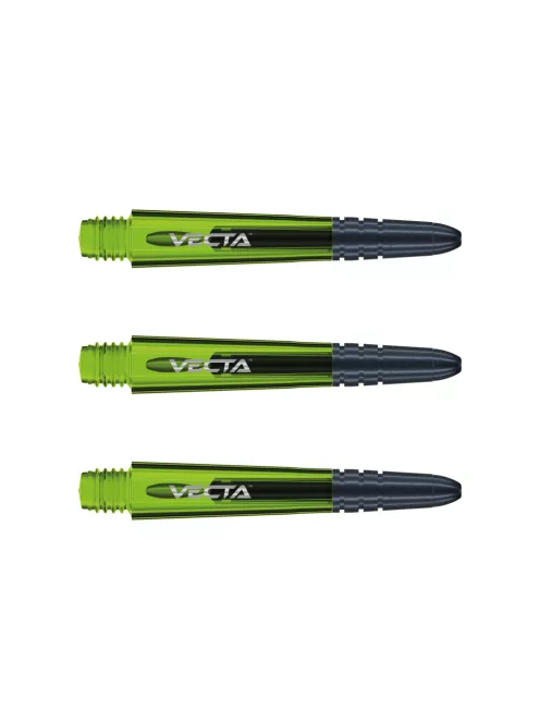 Dart shaft Winmau Vecta plastic, metal top green, long