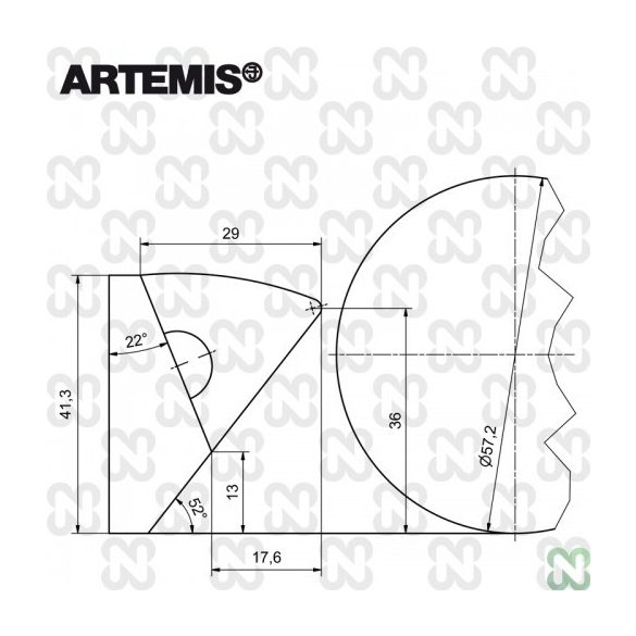 Artemis N.66 pool mand