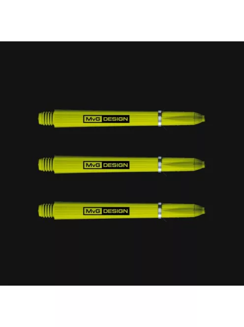 Dart shaft Winmau MvG Nylon long with green metal ring