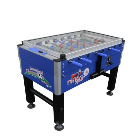 ROBERTO International Champion Cover foosball table (coin tester, glass)