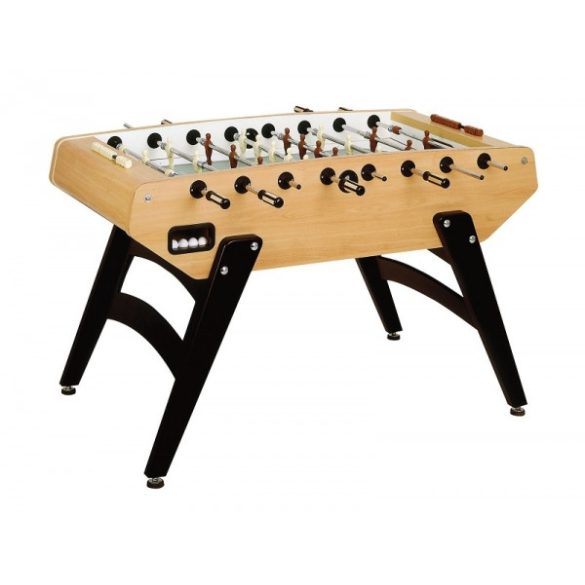 csocsó asztal Garlando G-5000 üveg pályalappal (elefántcsont-barna játékosokkal)
