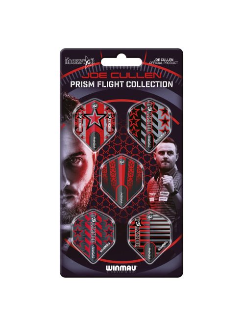 darts toll csomag Winmau Joe Cullen Prism Flight Collection