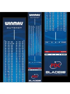 Winmau Outshot dart mat with rubber bottom