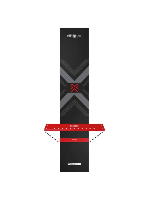 darts szőnyeg Winmau Blade X - PVC, dobóléccel