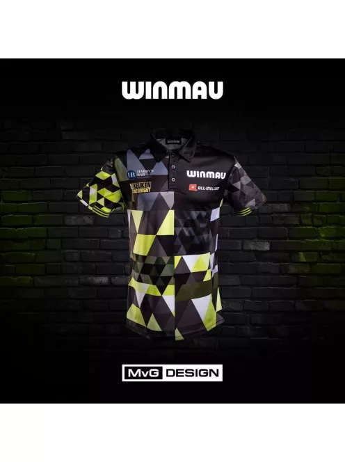 Dart ing Winmau MvG Fan Edition Polo 2026, S-XXL méretekig