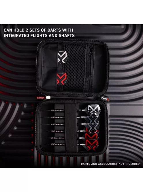 Darts tok Winmau Blade X Armor G2 - fekete, két szett tárolására alkalmas