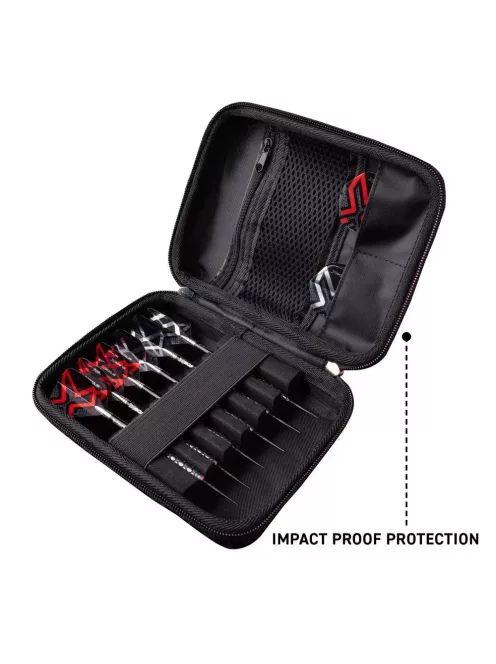 Darts tok Winmau Blade X Armor G2 - fekete, két szett tárolására alkalmas