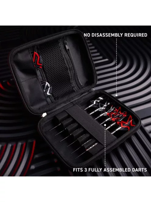 Darts tok Winmau Blade X Armor G2 - fekete, két szett tárolására alkalmas