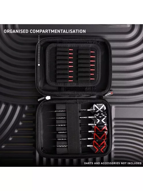 Darts tok Winmau Blade X Armor G2 - fekete, két szett tárolására alkalmas