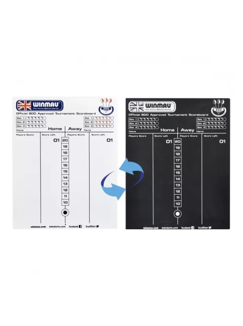 Winmau dart writing board