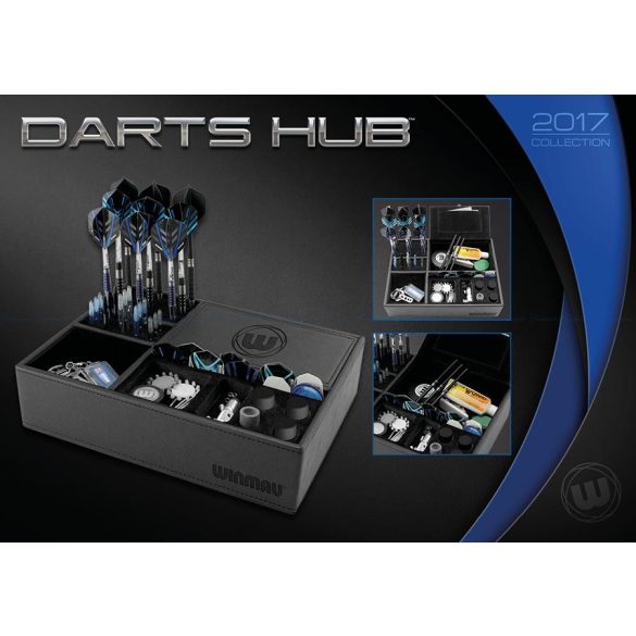Winmau Darts Hub, accessory and darts arrow holder box