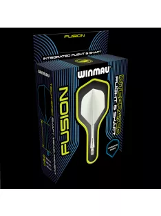   DARTS TOLL ÉS SZÁR EGYBEN WINMAU FUSION FEHÉR, STANDARD TOLL ÉS RÖVID SZÁR