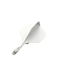   DARTS TOLL ÉS SZÁR EGYBEN WINMAU FUSION FEHÉR, STANDARD TOLL ÉS RÖVID SZÁR