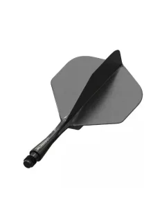   DARTS TOLL ÉS SZÁR EGYBEN WINMAU FUSION FEKETE, STANDARD TOLL ÉS KÖZEPES SZÁR