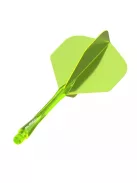 DARTS TOLL ÉS SZÁR EGYBEN WINMAU FUSION SÁRGA, STANDARD TOLL ÉS HOSSZÚ SZÁR