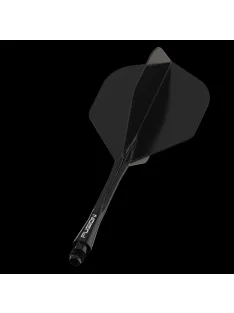   DARTS TOLL ÉS SZÁR EGYBEN WINMAU FUSION FEKETE, STANDARD TOLL ÉS HOSSZÚ SZÁR