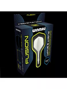   DARTS TOLL ÉS SZÁR EGYBEN WINMAU FUSION FEHÉR, STANDARD TOLL ÉS HOSSZÚ SZÁR