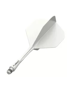   DARTS TOLL ÉS SZÁR EGYBEN WINMAU FUSION FEHÉR, STANDARD TOLL ÉS HOSSZÚ SZÁR