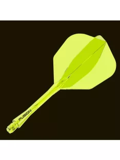   DARTS TOLL ÉS SZÁR EGYBEN WINMAU FUSION SÁRGA, STANDARD TOLL ÉS HOSSZÚ SZÁR