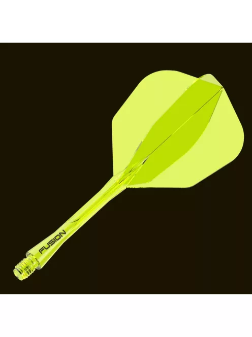 DARTS TOLL ÉS SZÁR EGYBEN WINMAU FUSION SÁRGA, STANDARD TOLL ÉS HOSSZÚ SZÁR