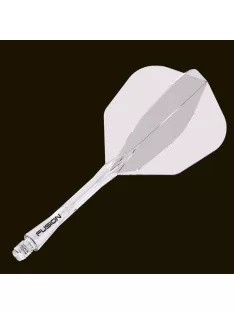   DARTS TOLL ÉS SZÁR EGYBEN WINMAU FUSION FEHÉR, STANDARD TOLL ÉS KÖZEPES SZÁR