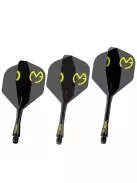 Darts toll és szár egyben Winmau Fusion MvG Pac Man, No2 toll és hosszú szár