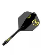 Darts toll és szár egyben Winmau Fusion MvG Pac Man, No2 toll és hosszú szár