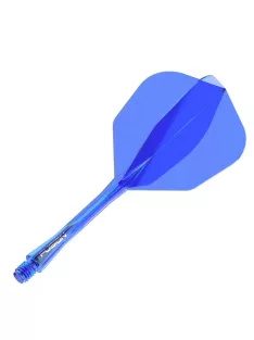   Darts toll és szár egyben Winmau Fusion kék, NO6 toll és hosszú szár