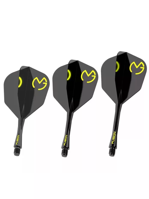 Darts toll és szár egyben Winmau Fusion MvG Pac Man, No6 toll és közepes szár
