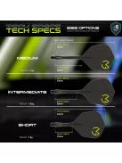 Darts toll és szár egyben Winmau Fusion MvG Pac Man, No6 toll és közepes szár