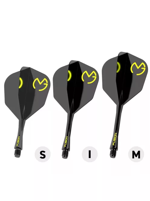 Darts toll és szár egyben Winmau Fusion MvG Pac Man, No6 toll és hosszú szár