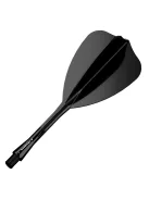 Darts toll és szár egyben Winmau Fusion Arrow, fekete toll és rövid szár