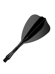   Darts toll és szár egyben Winmau Fusion Arrow, fekete toll és hosszú szár
