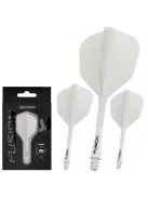 Darts toll és szár egyben Winmau Fusion toll és rövid szár, fehér