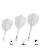 Darts toll és szár egyben Winmau Fusion toll és rövid szár, fehér