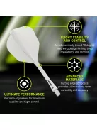 Darts toll és szár egyben Winmau Fusion toll és rövid szár, fehér