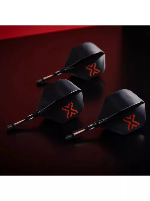Darts toll és szár egyben Winmau Fusion Blade X fekete, No2 toll és rövid szár