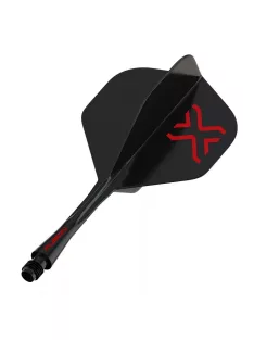   Darts toll és szár egyben Winmau Fusion Blade X fekete, No2 toll és közepes szár